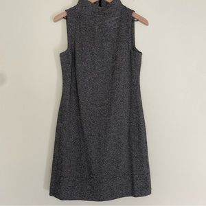 Banana Republic Gray Tweed Mock Neck Sleeveless Women’s Size 2 Dress